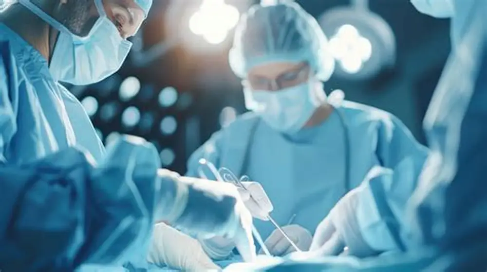 Medical team reviewing cardiovascular studies