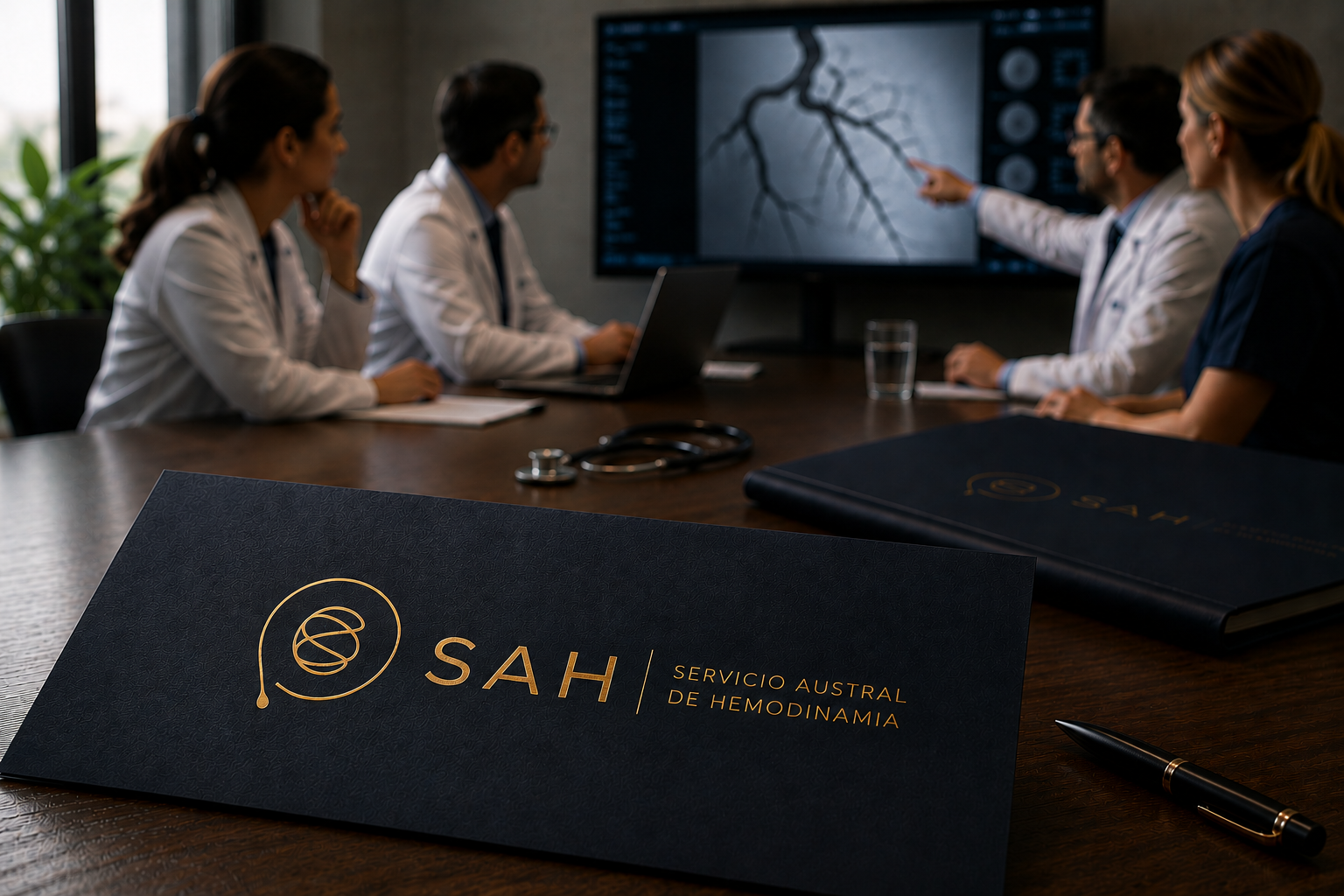 Medical team in a procedure room